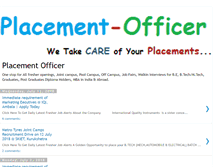 Tablet Screenshot of placement-officer.com